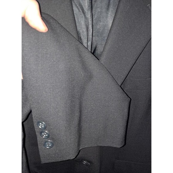 Brooks Brothers 346 Stretch Blazer Wool Blend‎ Navy 2 Button Size 48M - Picture 7 of 8